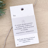 Plantable Gift Tags - Holiday