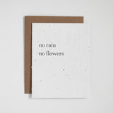 No Rain, No Flowers